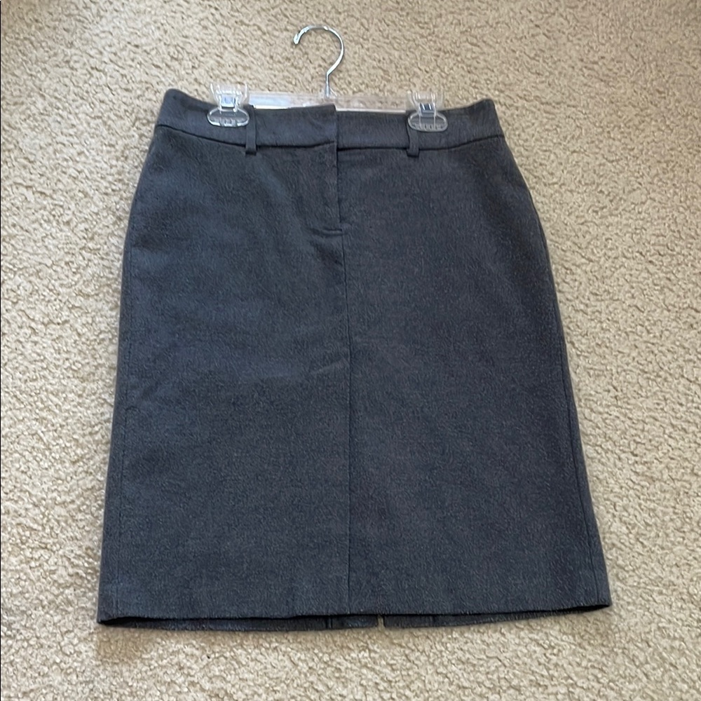 Express Pencil Work Grey Skirt S 1/2